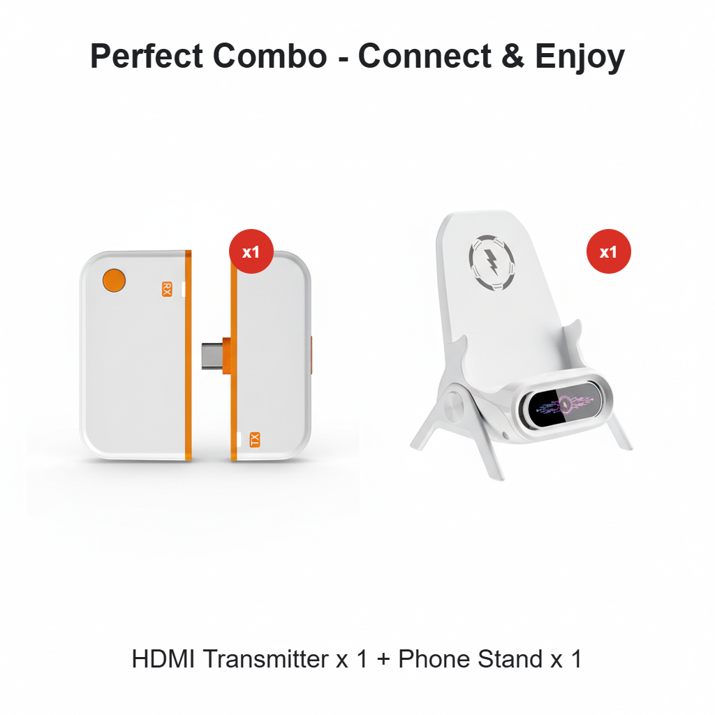 🥳2026 HOT SALE🥳💞50K+ SOLD!💻📺 Cut the Cord, Not the Quality! Wireless HDMI Transmitter – Last Day 50% OFF! 🎬✨
