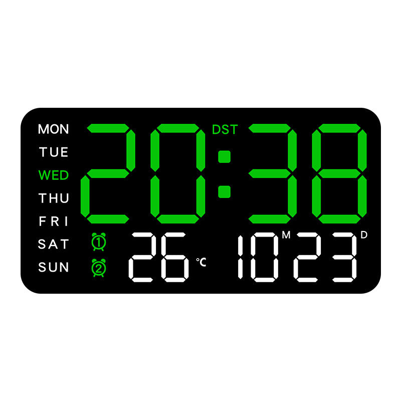 🔥Multifunctional decorative LED digital wall clock, the limitless digital clock for the modern Norwegian home