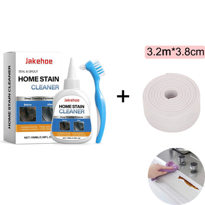 🔥LIMITED SALE 50% OFF!!💥Mold Remover Gel with Scrub Brush – Heavy Duty Mildew Stain Cleaner for Washer Gasket, Shower Caulk, Tile Grout & Bathroom