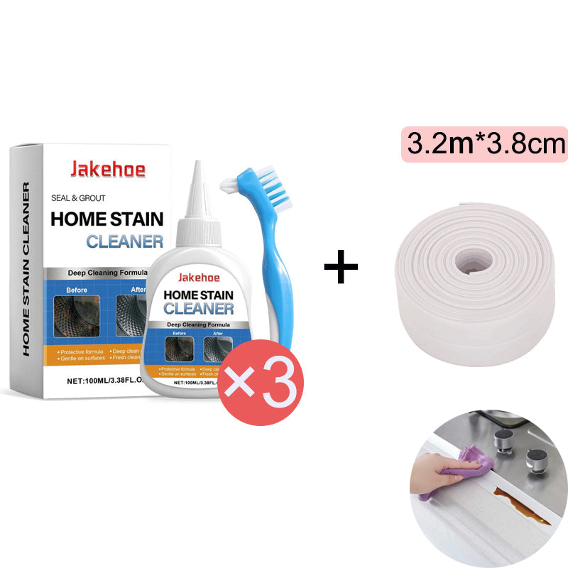 🔥LIMITED SALE 50% OFF!!💥Mold Remover Gel with Scrub Brush – Heavy Duty Mildew Stain Cleaner for Washer Gasket, Shower Caulk, Tile Grout & Bathroom