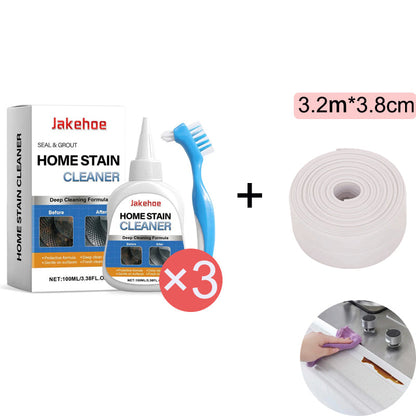 🔥LIMITED SALE 50% OFF!!💥Mold Remover Gel with Scrub Brush – Heavy Duty Mildew Stain Cleaner for Washer Gasket, Shower Caulk, Tile Grout & Bathroom