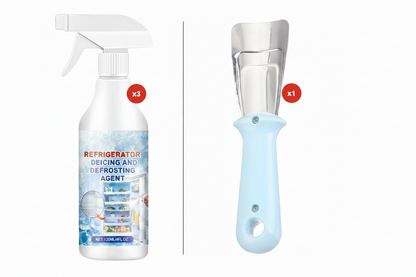 🧊 BUY 2 GET 1 FREE! ✨ Defrosting Spray for Fridge & Freezer - Rapid Ice Removal with Eco-Friendly Formula for Effortless Cleaning 🌿❄️