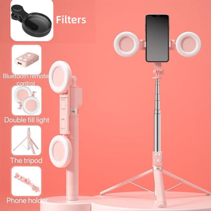 🎁⏳New 6 in 1 Bluetooth Selfie Stick
