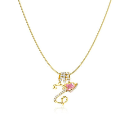 💖 LAST DAY – 57% OFF ✨ 3-layer pendant necklaces with initials A-Z 🎀 | Personalized & elegant