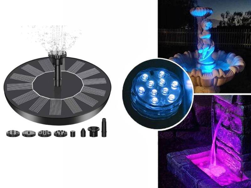 ⏳Time-Limited Special⏰Compact Solar Bird Fountain Pump – Keep Your Garden Alive! 🐦️