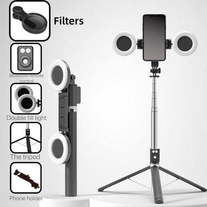 🎁⏳New 6 in 1 Bluetooth Selfie Stick