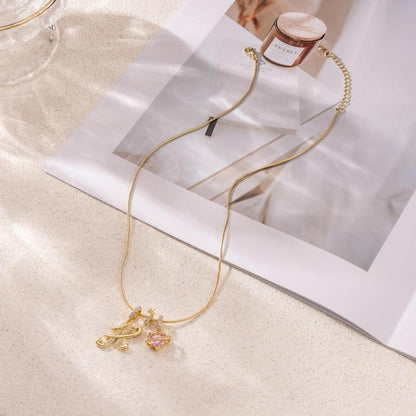 💖 LAST DAY – 57% OFF ✨ 3-layer pendant necklaces with initials A-Z 🎀 | Personalized & elegant