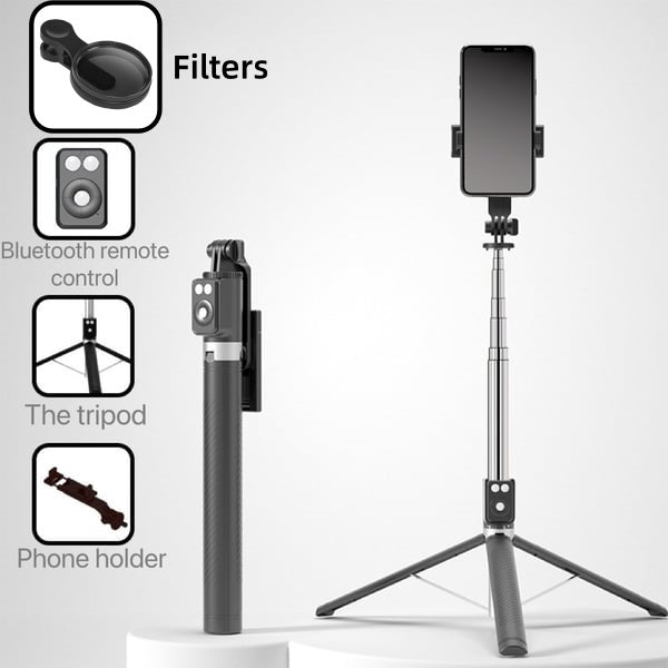 🎁⏳New 6 in 1 Bluetooth Selfie Stick