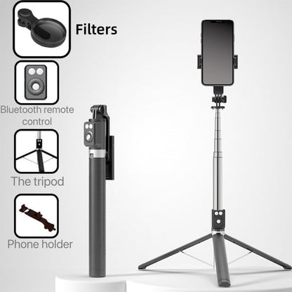 🎁⏳New 6 in 1 Bluetooth Selfie Stick
