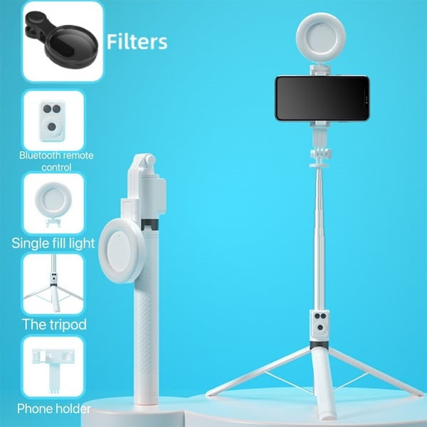 🎁⏳New 6 in 1 Bluetooth Selfie Stick