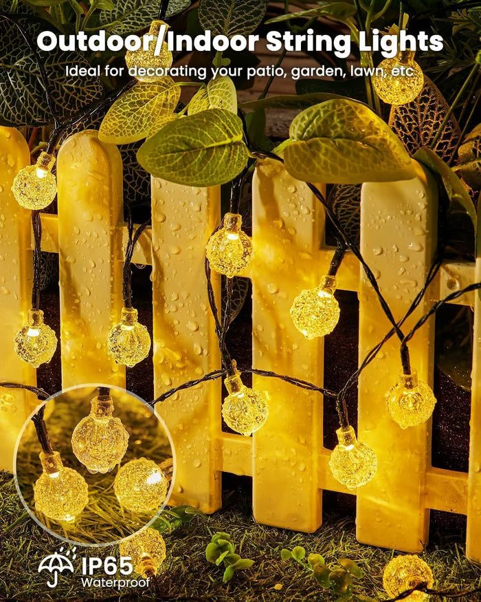 🎀Best Holiday Decorations🎀Waterproof Solar Powered LED Outdoor String Lights