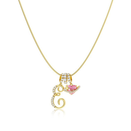 💖 LAST DAY – 57% OFF ✨ 3-layer pendant necklaces with initials A-Z 🎀 | Personalized & elegant