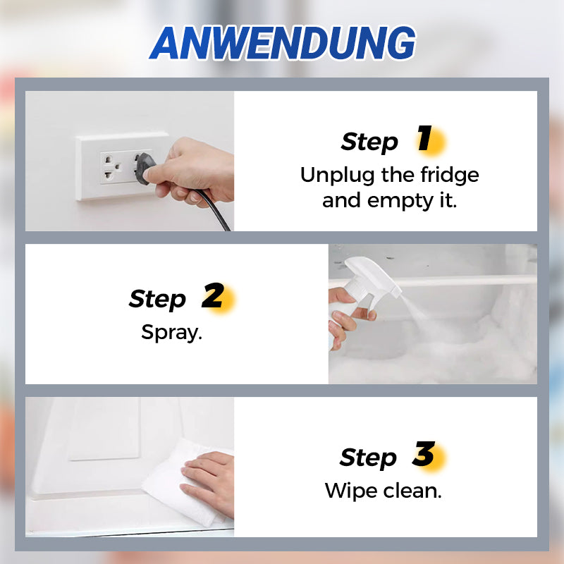 🧊 BUY 2 GET 1 FREE! ✨ Defrosting Spray for Fridge & Freezer - Rapid Ice Removal with Eco-Friendly Formula for Effortless Cleaning 🌿❄️