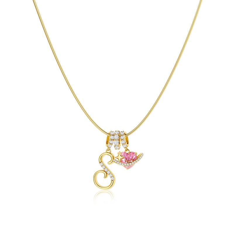 💖 LAST DAY – 57% OFF ✨ 3-layer pendant necklaces with initials A-Z 🎀 | Personalized & elegant