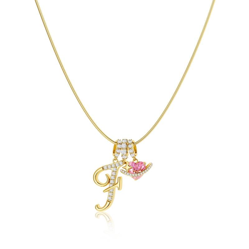 💖 LAST DAY – 57% OFF ✨ 3-layer pendant necklaces with initials A-Z 🎀 | Personalized & elegant