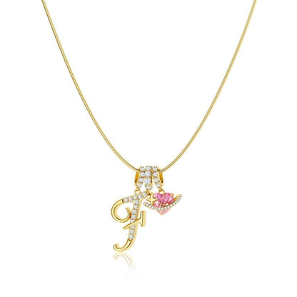 💖 LAST DAY – 57% OFF ✨ 3-layer pendant necklaces with initials A-Z 🎀 | Personalized & elegant