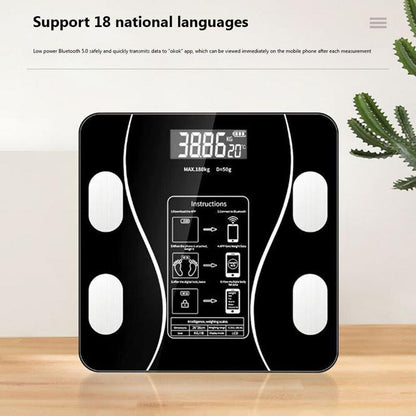 ⏳LAST DAY SALE 50% OFF🔥Smart BMI Digital Wireless Weight Scales with LCD Display