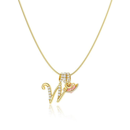 💖 LAST DAY – 57% OFF ✨ 3-layer pendant necklaces with initials A-Z 🎀 | Personalized & elegant