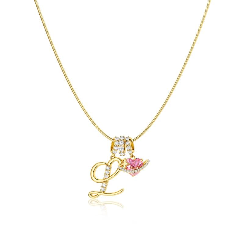 💖 LAST DAY – 57% OFF ✨ 3-layer pendant necklaces with initials A-Z 🎀 | Personalized & elegant