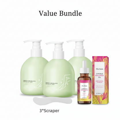 💥Large-size hair removal cream Gentle and non-irritating hair removal cream set (hair removal cream + razor) | Limited-time offer 🎁|Limited-time offer🎁