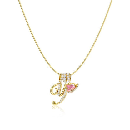 💖 LAST DAY – 57% OFF ✨ 3-layer pendant necklaces with initials A-Z 🎀 | Personalized & elegant