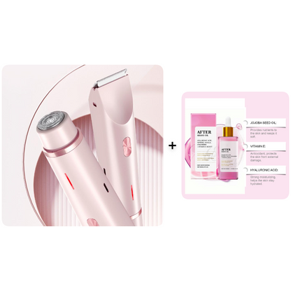 IPX7 Waterproof Dual-head Shaver for Women