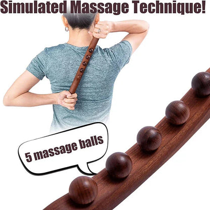 🎄Christmas bestsellers💥Wooden lymphatic massage stick