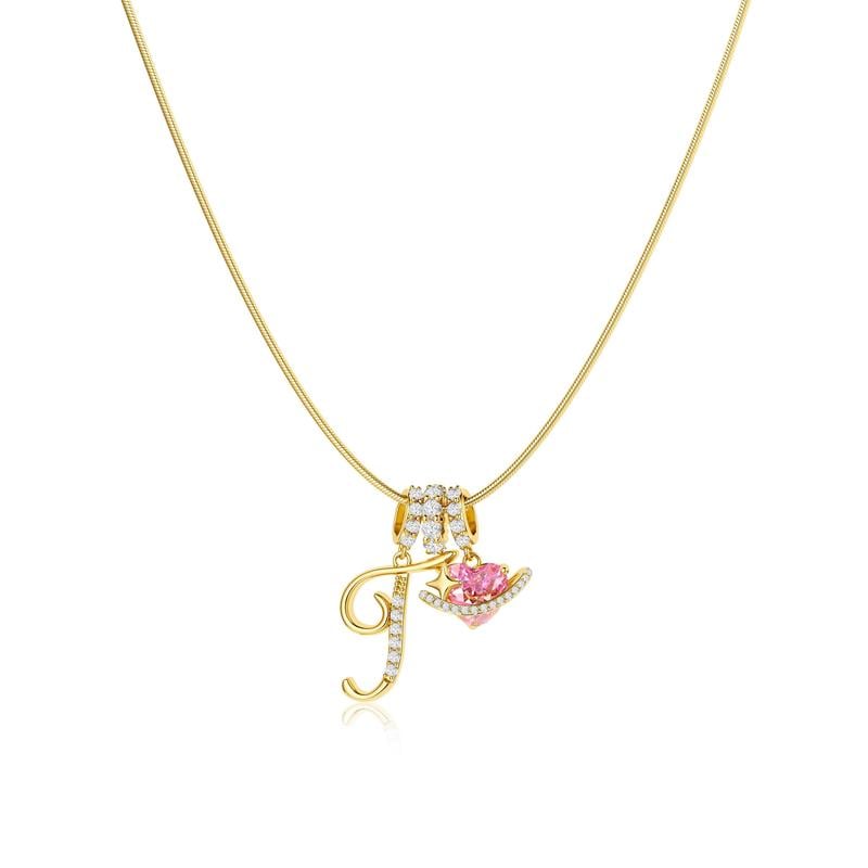💖 LAST DAY – 57% OFF ✨ 3-layer pendant necklaces with initials A-Z 🎀 | Personalized & elegant