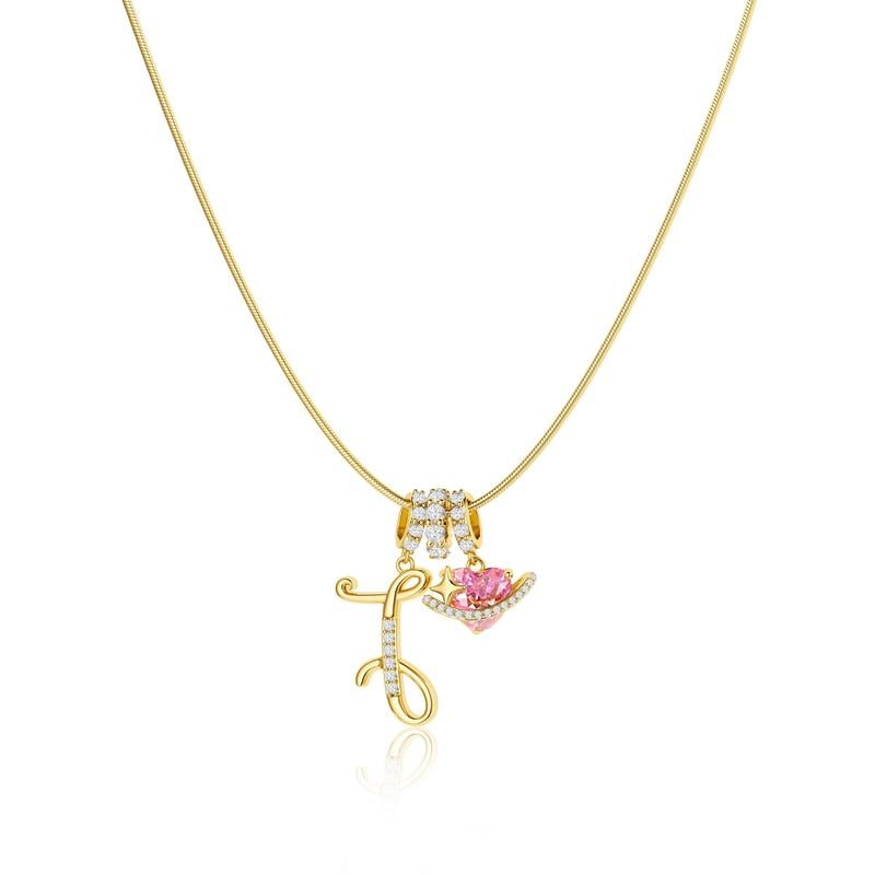 💖 LAST DAY – 57% OFF ✨ 3-layer pendant necklaces with initials A-Z 🎀 | Personalized & elegant