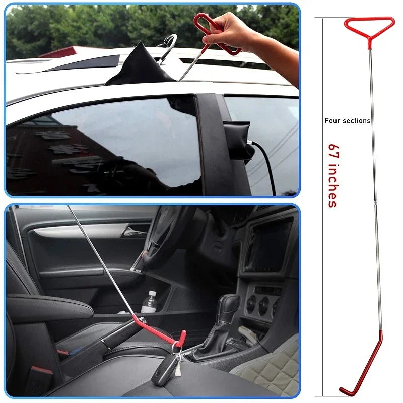 🥳2026 HOT SALE🥳💞50K+ SOLD!👴🔧 50% OFF! Professional Car Tool Kit – Complete repair tools, high hardness & durable. Portable case, grabber & air wedge. Fix doors, windows yourself. Save on garage bills. 🚗🛡️