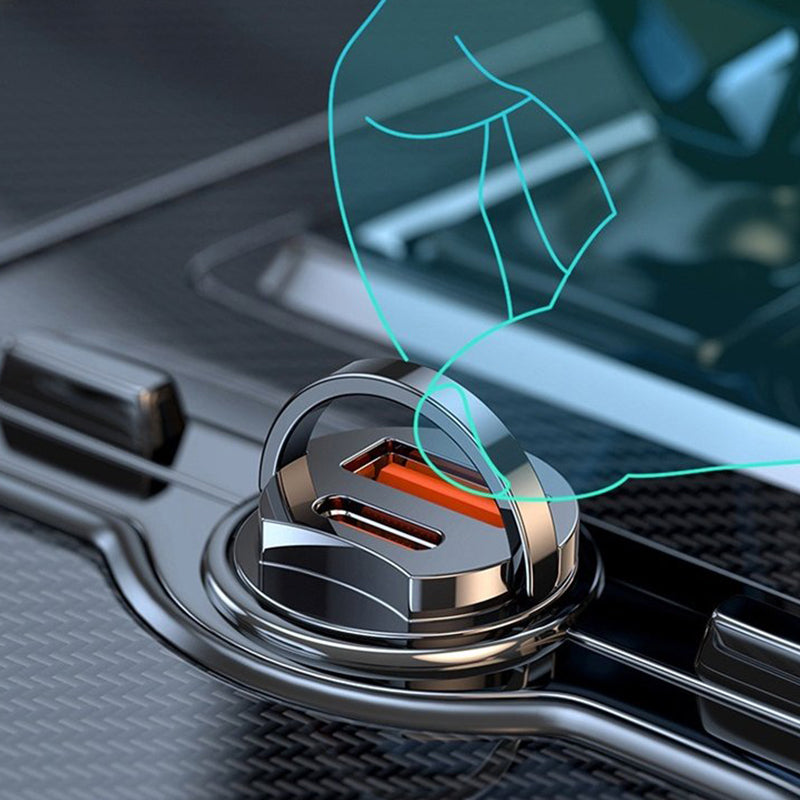 🚗🚗Sicheres Schnellladen unterwegs⚡⚡Auto-Ladegerät mit 30W und mehrfachen Schutzkreisen