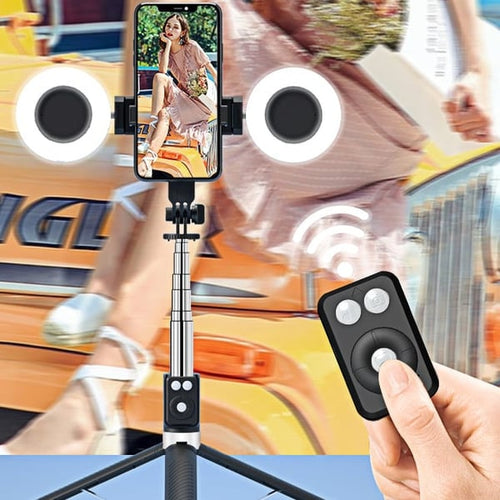 🎁⏳New 6 in 1 Bluetooth Selfie Stick
