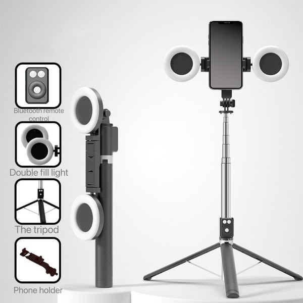 🎁⏳New 6 in 1 Bluetooth Selfie Stick