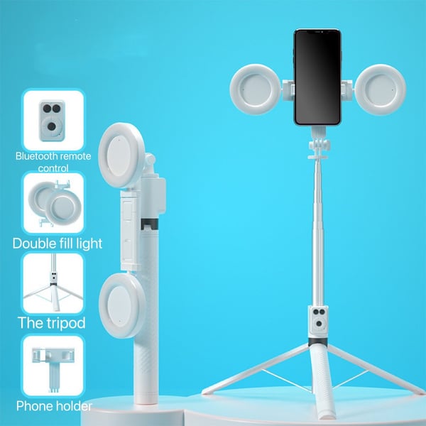 🎁⏳New 6 in 1 Bluetooth Selfie Stick