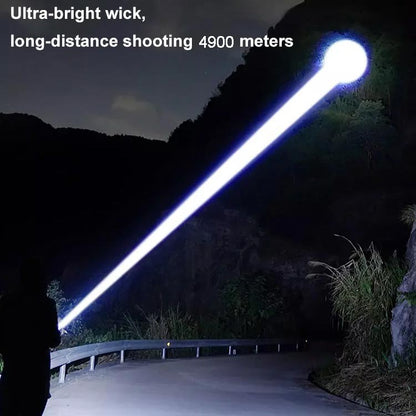💥Super Strong Light Zoomable Flashlight