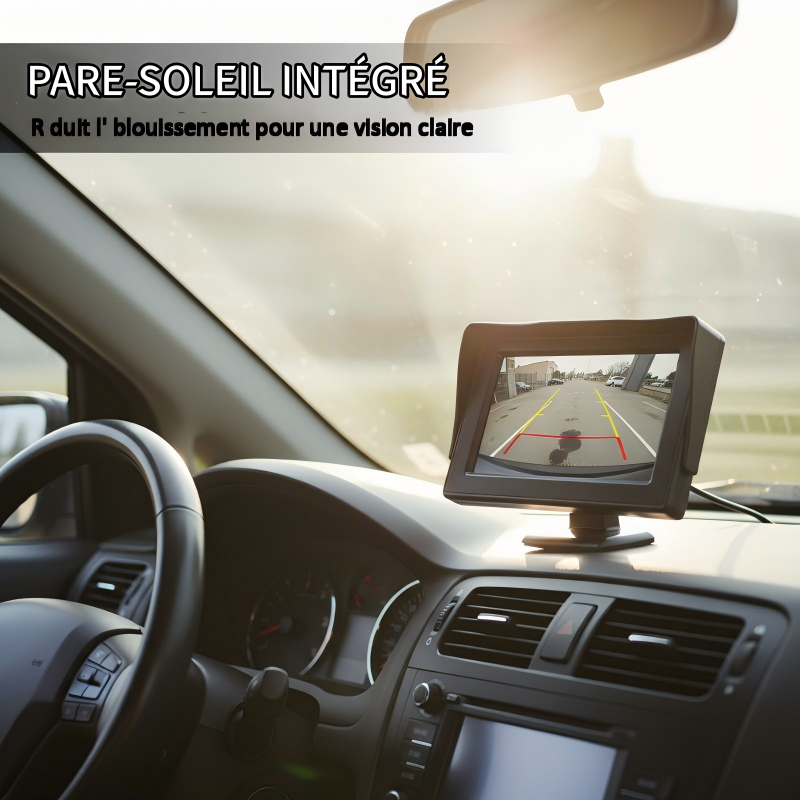 📢📢50% OFF! 🚗✨ 4.3" HD Car Display – Dual Video Input, Auto Reverse Switch & Wide 9V–35V Compatibility 💻