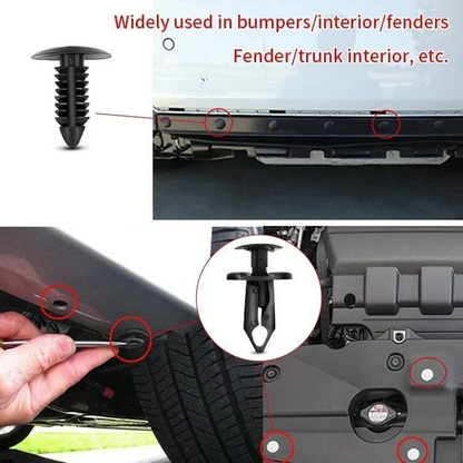 ⚙️ BUY 3 GET 1 FREE! 🛠️ 100pcs Universal Expansion Screw Clips Set – Multi-Size, Strong Grip & Easy Installation 📦