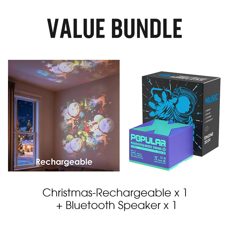 Dynamic Rotating LED Projector Light