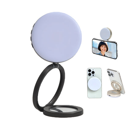 Magnetic Selfie Ring Light with Mirror