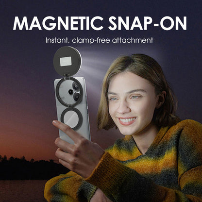 Magnetic Selfie Ring Light with Mirror