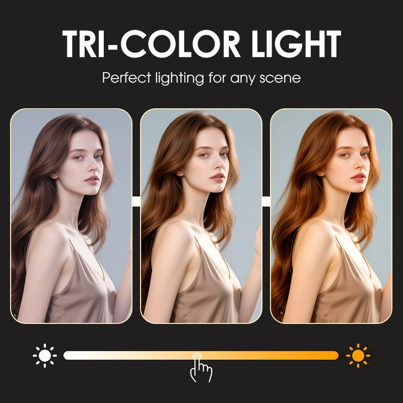 Magnetic Selfie Ring Light with Mirror