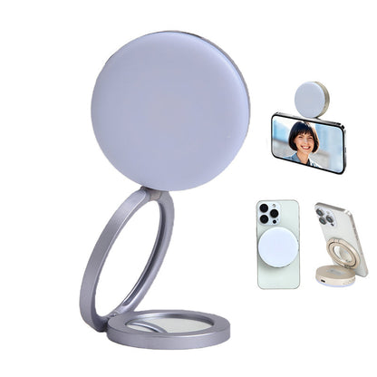 Magnetic Selfie Ring Light with Mirror