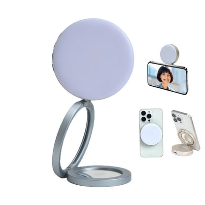 Magnetic Selfie Ring Light with Mirror