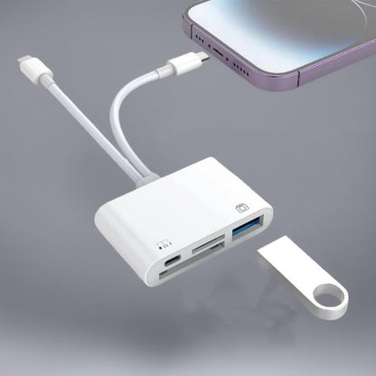 4-in-1 USB-C Memory Card Reader