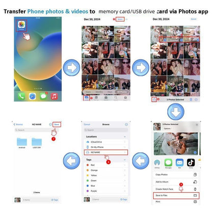 4-in-1 USB-C Memory Card Reader