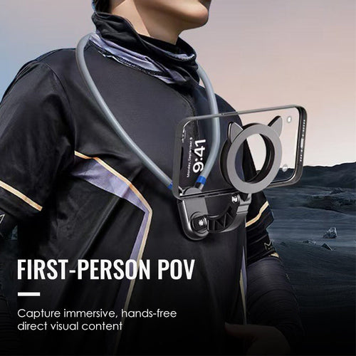 Hands-Free Magnetic Neck Phone Mount