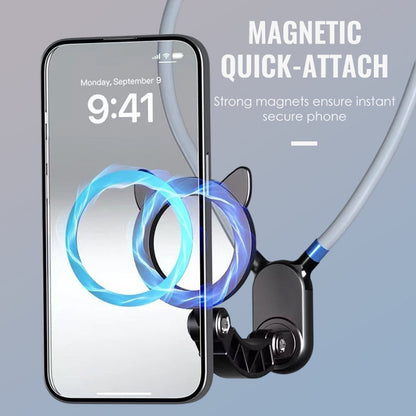 Hands-Free Magnetic Neck Phone Mount
