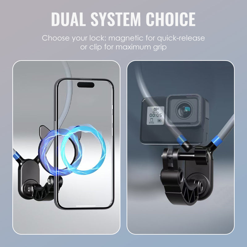 Hands-Free Magnetic Neck Phone Mount