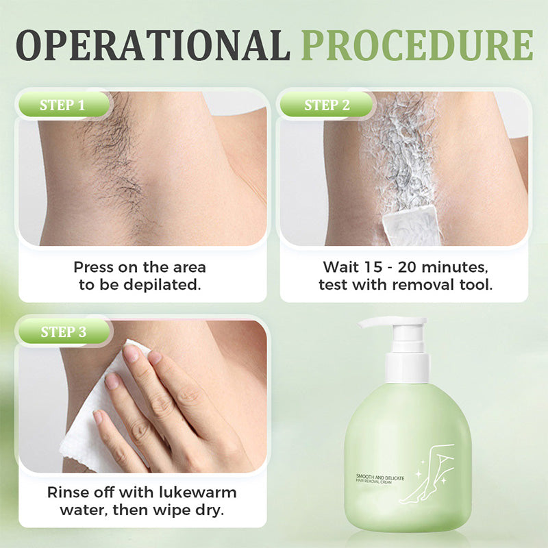 💥Large-size hair removal cream Gentle and non-irritating hair removal cream set (hair removal cream + razor) | Limited-time offer 🎁|Limited-time offer🎁